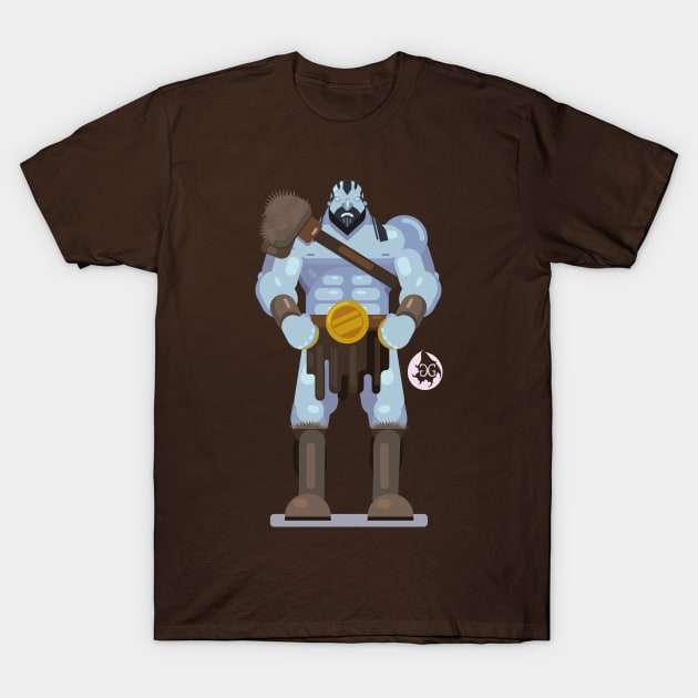 Grog Strongjaw Flat Design Illustration T-Shirt by georgiagoddard